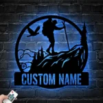 Nature Outdoors Metal Sign Hiker Appellation 1