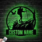 Nature Outdoors Metal Sign Hiker Appellation 1