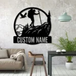 Nature Outdoors Metal Sign Hiker Appellation 1