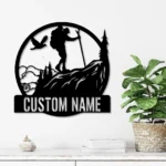 Nature Outdoors Metal Sign Hiker Appellation 1