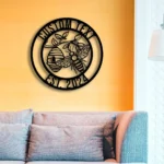 Nature Outdoors Metal Sign Honey Bumblebee 1