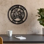 Nature Outdoors Metal Sign Honey Bumblebee 1