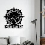 Nature Outdoors Metal Sign Navigator Coordinates 1