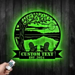 Nature Outdoors Metal Sign Oak Chairs Dock 1