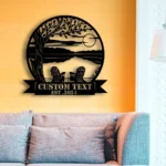 Nature Outdoors Metal Sign Oak Chairs Dock 1