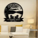Nature Outdoors Metal Sign Oak Chairs Dock 1