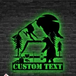 Nature Outdoors Metal Sign Outdoor Living Bear 1