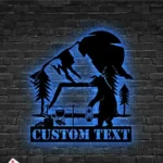 Nature Outdoors Metal Sign Outdoor Living Bear 1