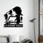 Nature Outdoors Metal Sign Outdoor Living Bear 1