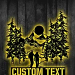 Nature Outdoors Metal Sign Personalized Couple Hiking 1