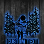 Nature Outdoors Metal Sign Personalized Couple Hiking 1