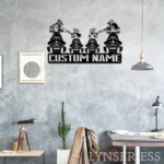Nature Outdoors Metal Sign Personalized Family Snowmobile 1