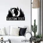 Nature Outdoors Metal Sign Personalized Guinea Pig Name 1