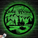 Nature Outdoors Metal Sign Personalized Life Camping Name Wall Art Sign 1