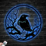Nature Outdoors Metal Sign Raven 1