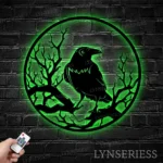 Nature Outdoors Metal Sign Raven 1