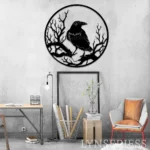 Nature Outdoors Metal Sign Raven 1