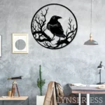 Nature Outdoors Metal Sign Raven 1
