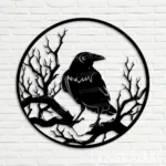Nature Outdoors Metal Sign Raven 1