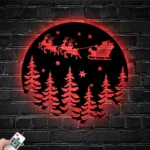 Nature Outdoors Metal Sign Santa Claus 1