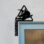 Nature Outdoors Metal Sign Shark 1