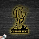 Nature Outdoors Metal Sign Succulent Desert 1