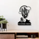 Nature Outdoors Metal Sign Succulent Desert 1