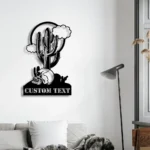 Nature Outdoors Metal Sign Succulent Desert 1