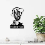 Nature Outdoors Metal Sign Succulent Desert 1