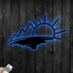 Nature Outdoors Metal Sign Sunrise Landscape 1