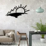 Nature Outdoors Metal Sign Sunrise Landscape 1