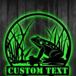 Nature Outdoors Metal Sign Tree Frog Name 1
