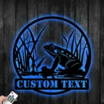 Nature Outdoors Metal Sign Tree Frog Name 1
