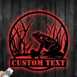 Nature Outdoors Metal Sign Tree Frog Name 1