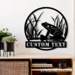 Nature Outdoors Metal Sign Tree Frog Name 1