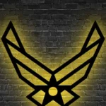 Nature Outdoors Metal Sign United States Air Force 1