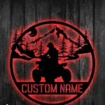 Nature Outdoors Metal Sign Us Quad Cyclist 1