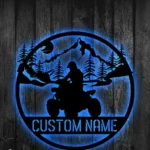 Nature Outdoors Metal Sign Us Quad Cyclist 1