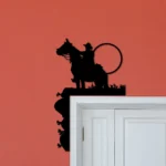 Nature Outdoors Metal Sign Western Cowboy 1