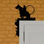 Nature Outdoors Metal Sign Western Cowboy 1