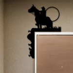 Nature Outdoors Metal Sign Western Cowboy 1