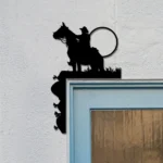 Nature Outdoors Metal Sign Western Cowboy 1