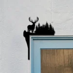 Nature Outdoors Metal Sign Woodland Deer Hunting 1