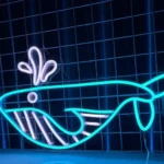 Nature Outdoors Neon Sign Whale Led 1