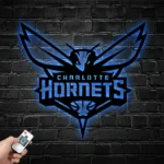 Nba Metal Sign Charlotte New Orleans Hornets Logo 1