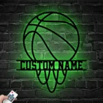 Nba Metal Sign Custom Basketball Player 1
