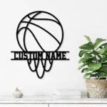 Nba Metal Sign Custom Basketball Player 1