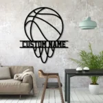 Nba Metal Sign Custom Basketball Player 1