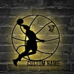 Nba Metal Sign Custom Man Basketball 1