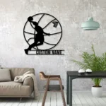 Nba Metal Sign Custom Man Basketball 1